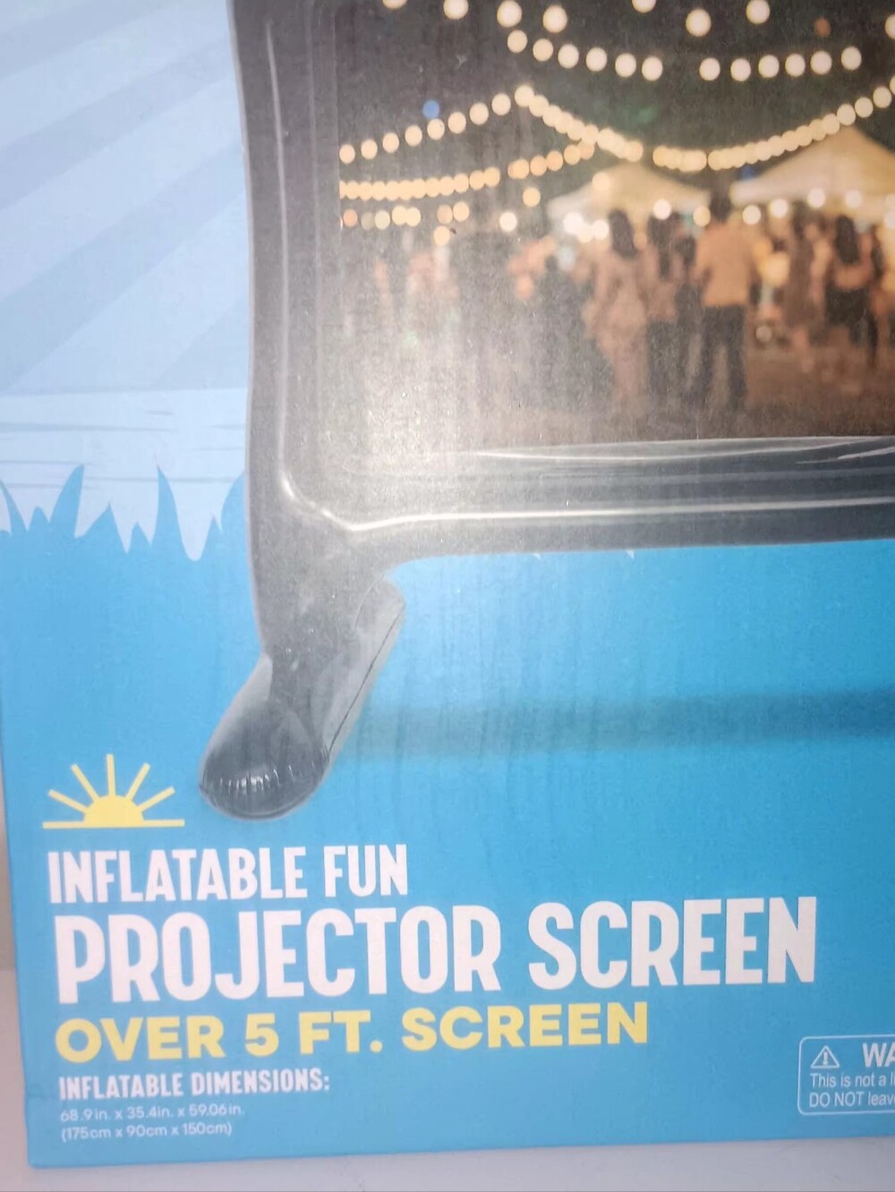 Inflatable Projector Screen - Black - Picture 3 of 7